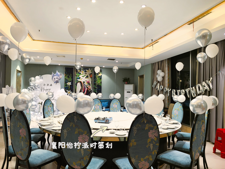 12岁女孩的梦幻蝴蝶第五人格主题包厢生日布置-图五